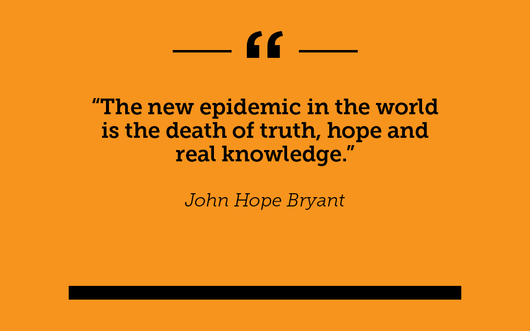 John Hope Bryant Quote Of The Day