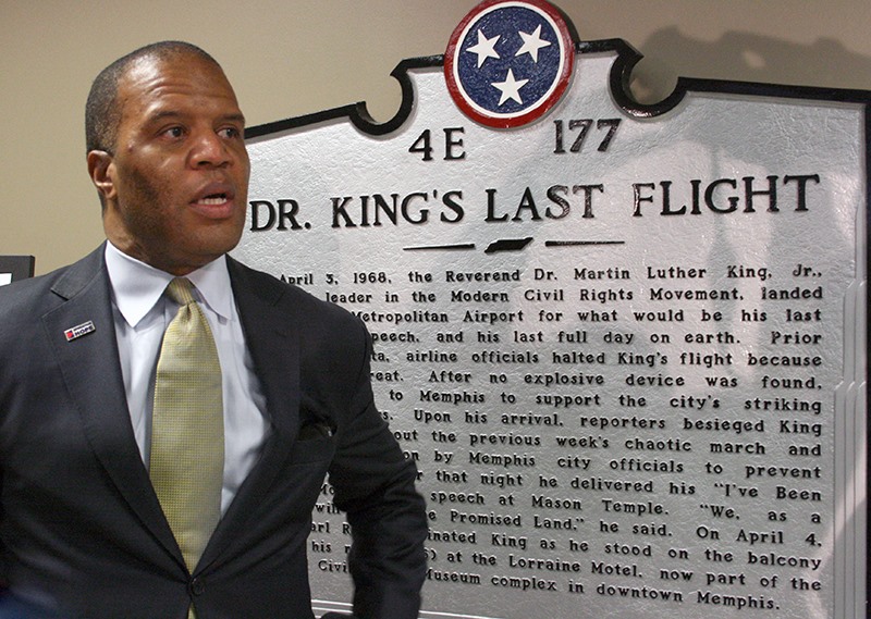 Historical Marker honoring Dr. Martin Luther King, Jr.