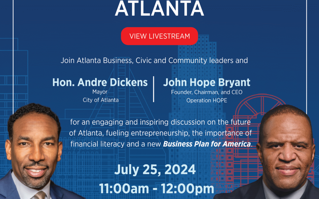 Tune in LIVE—American Aspiration Tour: Atlanta