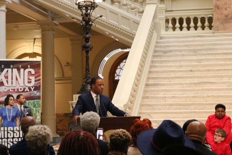 John Hope Bryant Speaks Before the Georgia State Capitol for the MLK 2026 Observation