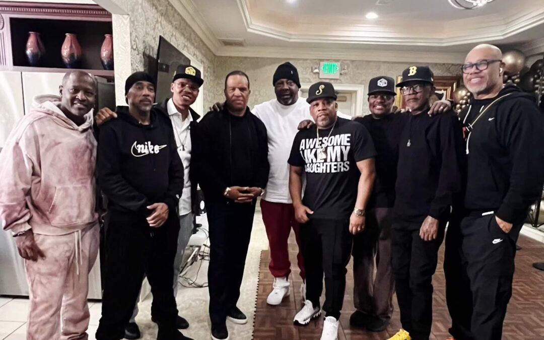 John Hope Bryant Hanging with the Founders of ‘New Edition’ at their Bootcamp, Atlanta