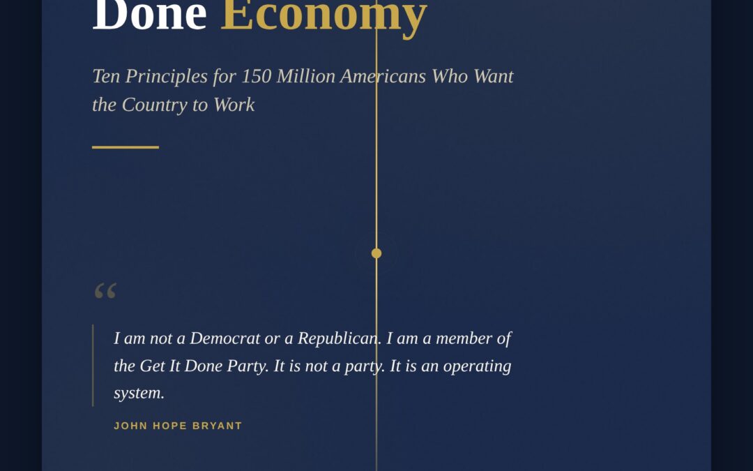 Coming soon. The Get It Done Economy.