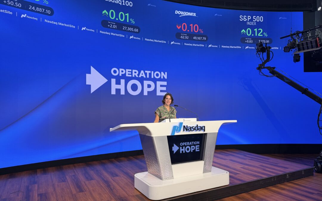 Opening the Market to Everyone: Operation HOPE, Inc. and the Nasdaq Foundation Launch the Investor Mindset Experience