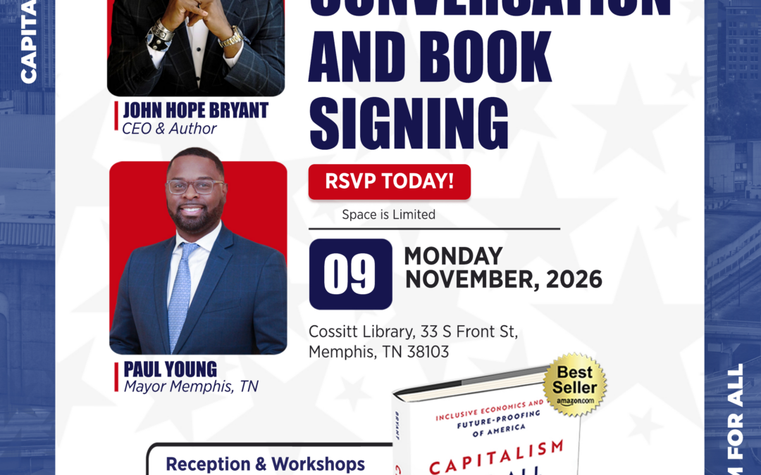 Memphis, Join Me and Mayor Paul Young at Cossitt Library on November 9