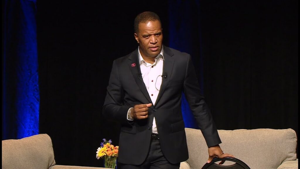 John Hope Bryant speaking at Playhouse Square in Cleveland