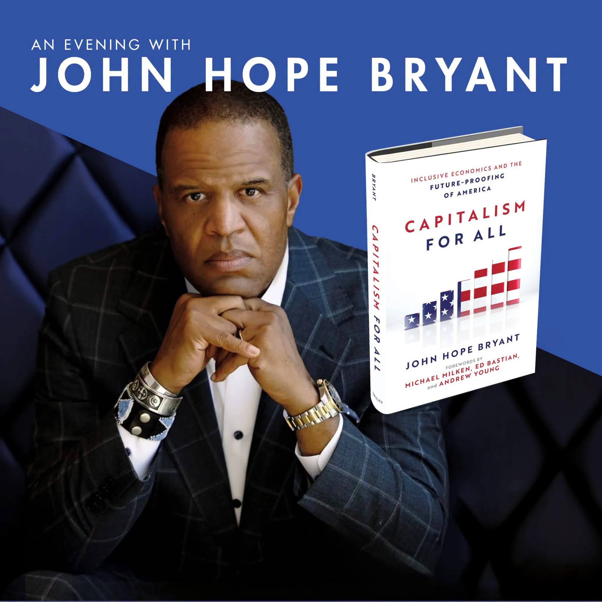 An Evening with John Hope Bryant at Marshall University, featuring the book Capitalism for All