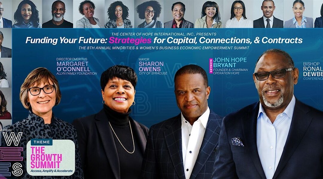 Keynoting the MWBE Growth Summit in Syracuse on October 16